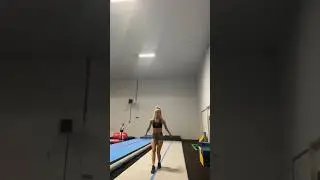 Need to get this on the floor 😅😅 #tumbling #cheertumble #standingtumble #cheerleading