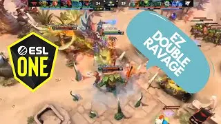 Crazy Double Ravage, Win Them Grand Final Ticket | Crazy Teamfight | ESL One Summer 2021 |  Dota 2