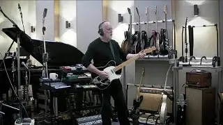 David Gilmour recording in Astoria Houseboat Studio 🎸🎼🖤