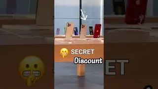 Apple store🤫 *Secret* Discounts #viral #trending #youtubeshort  #apple #iphone