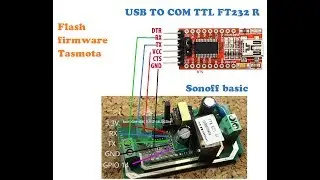 Flash sonoff tasmota Homeassistant  quickly and simple