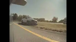 Model 3 Performance almost rear ended by a pickup - caught on TeslaCam!