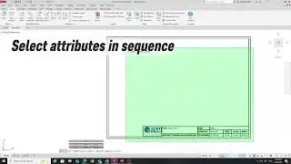 02 AutoCAD Title Block with Attributes