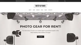 Photo Studio Rentals & Services Responsive WordPress Theme by RockThemes Website Template - 63963