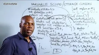 Variable Scope and Storage Classes pt2 