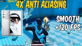 SMOOTH + 120 FPS WITH 4X ANTI ALIASING 🔥🫢 RED MAGIC 9 PRO PUBG/BGMI TEST 2024