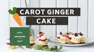 amazing carrot-ginger cake with pretty cinnamon