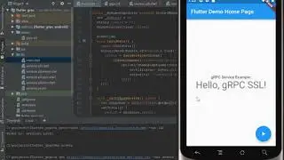 Dart Flutter Android App calling ServiceStack gRPC .NET Core Services