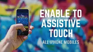 How to Enable Touch screen Home Button on iphone (  Use Assistive Touch ) #youtube || how to draw