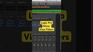 Logic Pro Mixer View Filter #musicproduction #logicprox #music #producergear