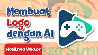 Membuat Logo dengan AI Hasil Vektor