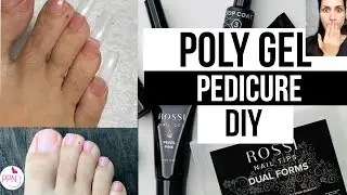DIY Pedicure at Home with Poly Gel & Dual Forms