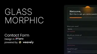 Building a (Working) Contact Form in Glassmorphic Style in Figma