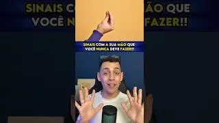 😨 SINAIS com A SUA MÃO QUE NUNCA DEVE FAZER!! 