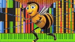 [Black MIDI] Synthesia – Flight of the Bumblebee 50,000 notes ~ Sir Spork
