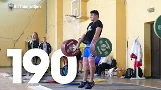 Dadas Dadashbeyli (97kg) 190kg Power Clean & Jerk 2015 European Junior Weightlifting Championships