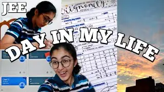 A DAY IN MY LIFE 2022 : online school, jee, vaccination, indian study vlog, productive | Nehal Baid