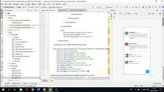 Timeline Twitter in Android Studio 2019