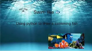Have swimming fish using python