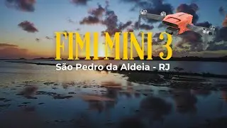 Fimi Mini 3 em expedição na lagoa hipersalina