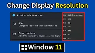 change display resolution windows 11 | how to change display resolution to 4k on windows 11