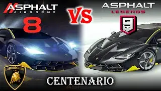 Lamborghini Centenario: Asphalt 8 vs Asphalt 9