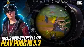 This Is How 40 FPS Player KILL PRO PLAYERS IN BGMI - PUBG Mobile