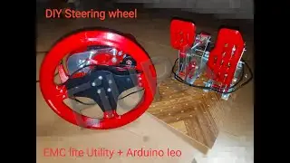 Arduino Leonardo + EMC Diy Steering Build 2 