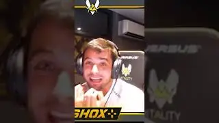 Реакция Shox на игру m0NESY Mirage FACEIT FPL CS GO 
