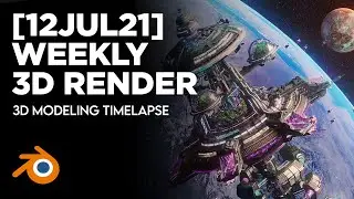 [17] Dock N Feast - Blender 3D Modeling Timelapse