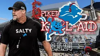 Detroit Lions Spiked Kool-Aid 8.5.24: Scrappy Day 1 Of Joint Practice!