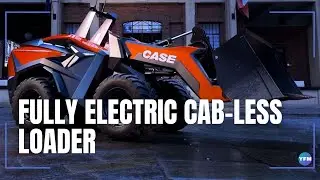 This concept is a fully electric loader without a cab