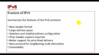 2 IPv6 Features