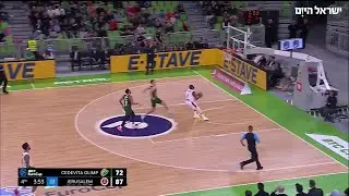 Hapoel Bank Yahav Jerusalem Highlights vs. Cedevita Olimpija Ljubljana