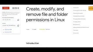 Create, modify, and remove file and folder permissions in Linux || 