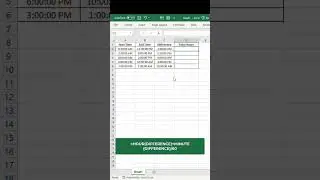 How to Calculate Total Hours When Start Time is Greater Than End Time in Excel  #excel  #excelgroup
