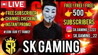 🔴LIVE 500 SUBSCRIBER PROMOTION FREE ! FREE ! FREE !