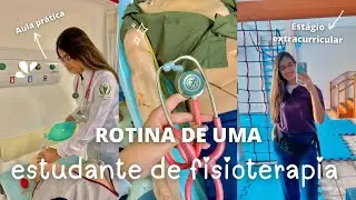 VLOG: ROTINA DE UMA ESTUDANTE DE FISIOTERAPIA #12 | um dia na enfermaria e estágio extracurricular