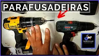 Parafusadeira e Furadeira com bateria (Dewalt e Bosch)