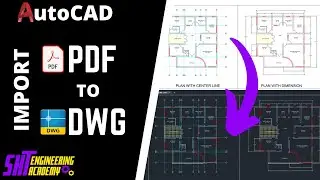 How to Import PDF Files In AutoCAD | PDF to DWG Conversion | Lecture 10 | Complete AutoCAD Course