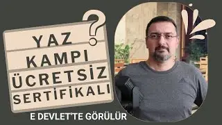 ÜCRETSİZ, E DEVLET'TE GÖRÜLÜR SERTİFİKALI, YAZ KAMPI. YÜZ YÜZE EĞİTİM BTK AKADEMİ