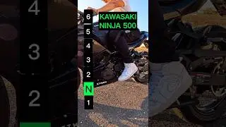 Maximum speed for each gear on a Kawasaki Ninja 500 in mph