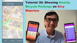 Kivy Mobile App #30 | Show Bicycle Parking nearby on Mapview