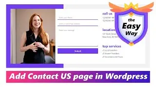 Add contact us page in Wordpress for free [20]