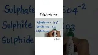sulphate sulphite sulphide ions formula l sulphate ion l sulphite ion l sulphide ion l