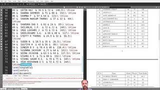Tables spanning pages in LaTeX