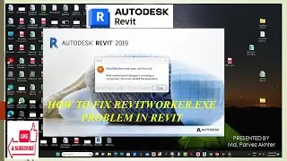 Revit2019!!Revitworker.exe was not Found!!How to solve Revitworker.exe was not Found?solve in hindi!
