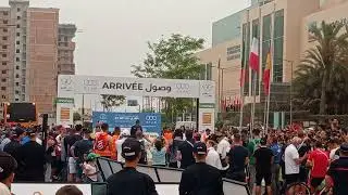 تفاعل كبير من الجماهير الوهرانية مع تسليم ميداليات سباق الدراجات