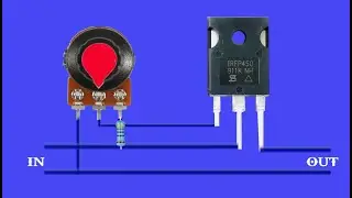 How To Make Adjustable Voltage Regulator Using IGBT | Transistor Voltage Controller Circuit