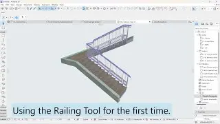 2.19 Using the Railing Tool for the first time.